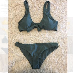 Dark Green Bikini